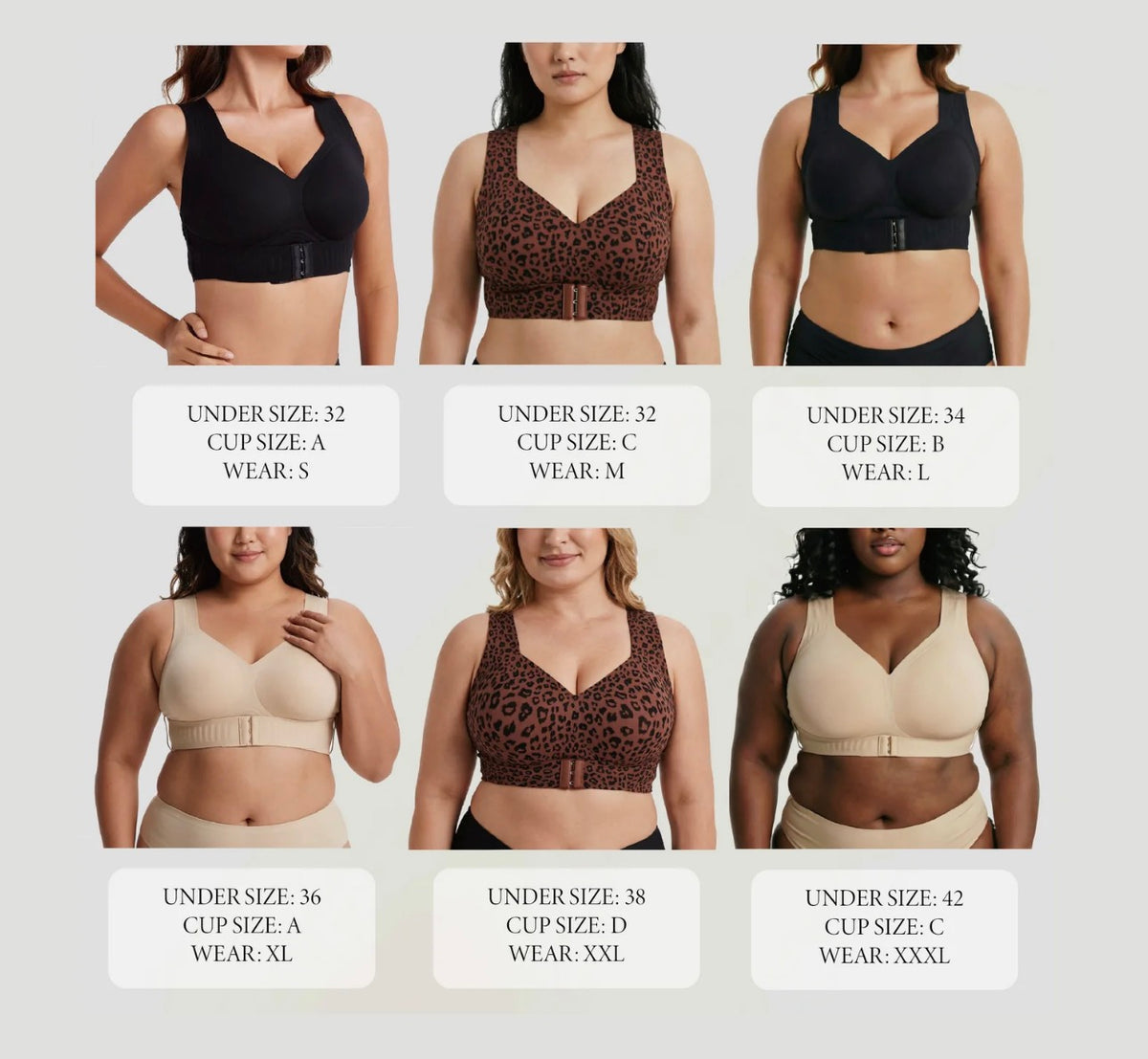 Women’s Posture Support & Shaping Bra Wireless, Comfortable & Breathable