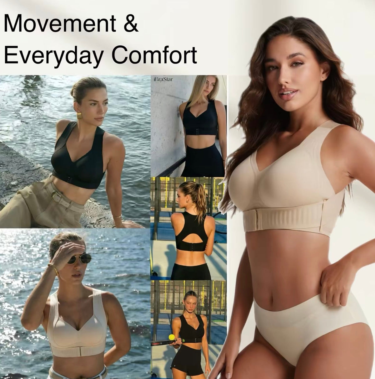 Women’s Posture Support & Shaping Bra Wireless, Comfortable & Breathable