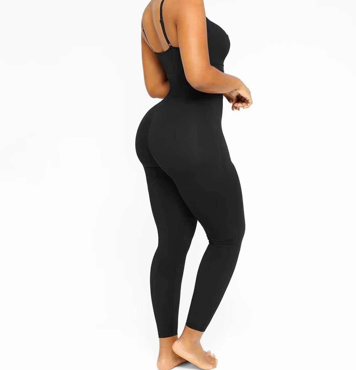AirSlim™ ElasticFuse Zip Front Shapewear Jumpsuit – Tummy Control Waist Cincher Bodysuit for Women | Sculpting One-Piece Yoga & Activewear