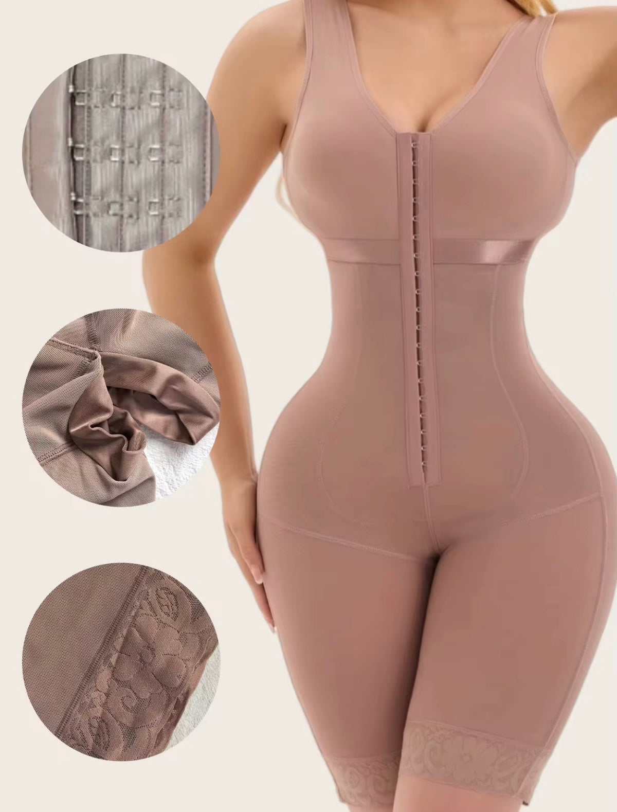 SnatchFit Full Body Shapewear Bodysuit – Tummy Control & Butt Lifting