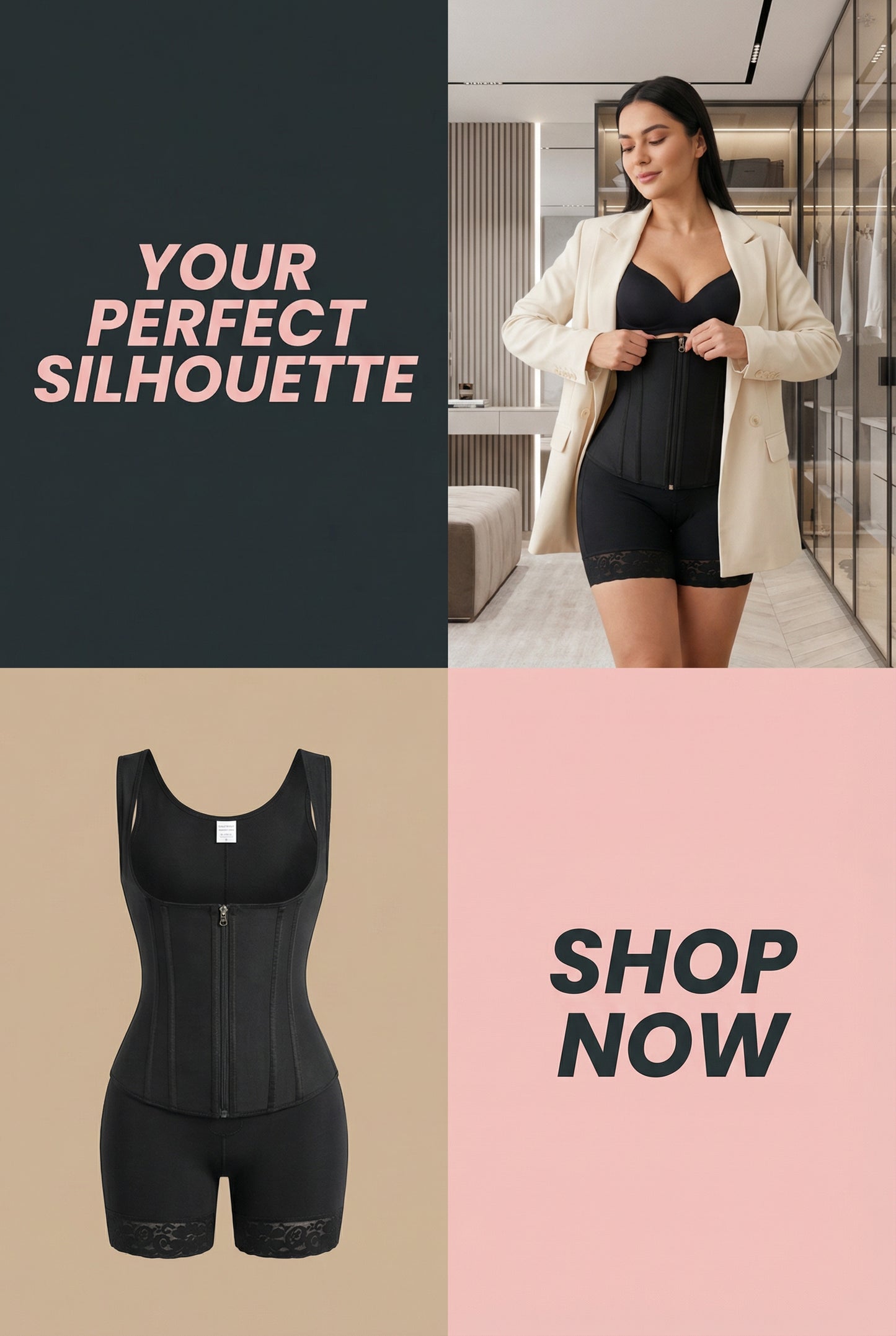 Seamless Tummy Control Shapewear, Smooth Curves Instantly