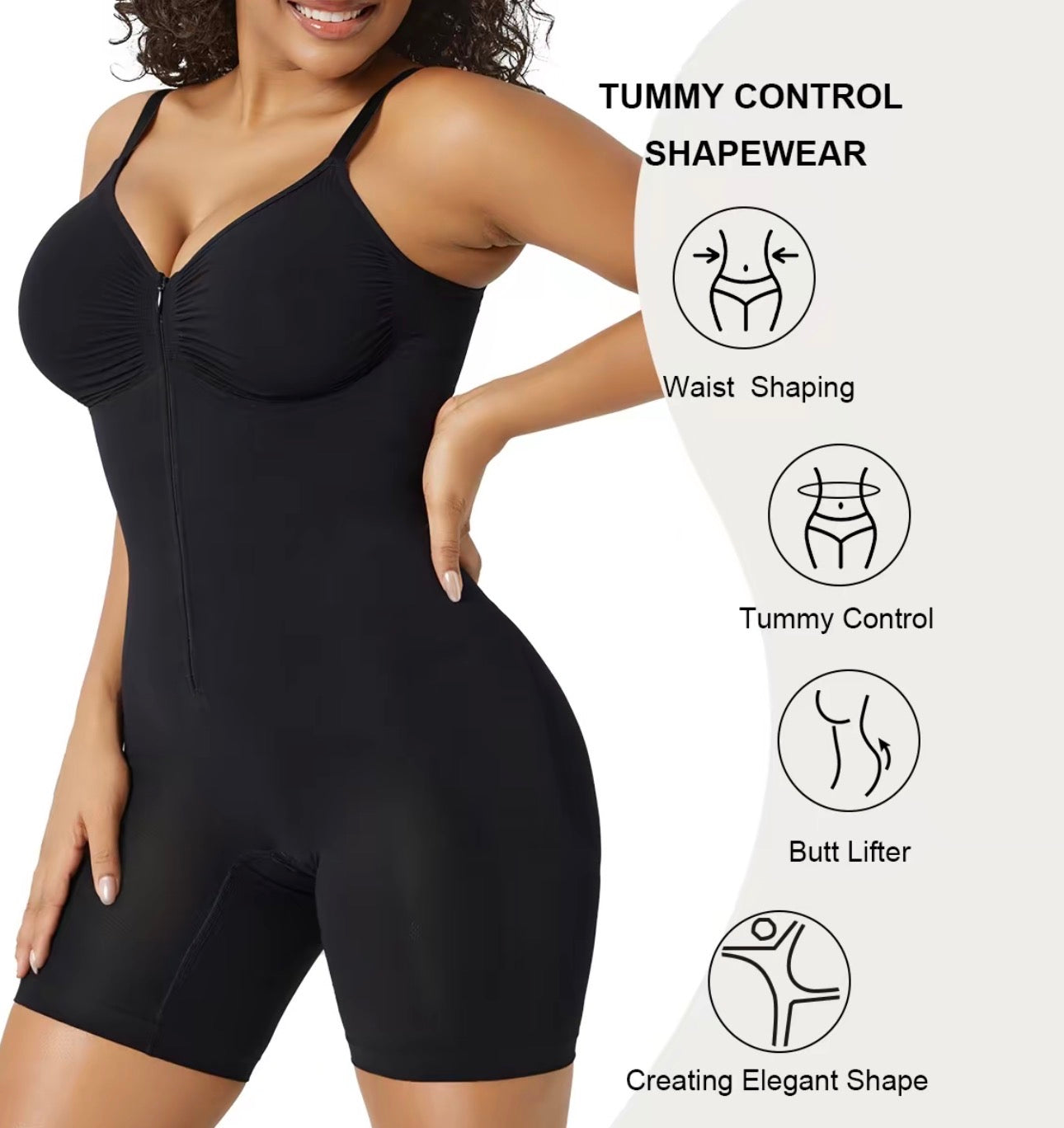 Seamless Tummy Control Shapewear, Smooth Curves Instantly