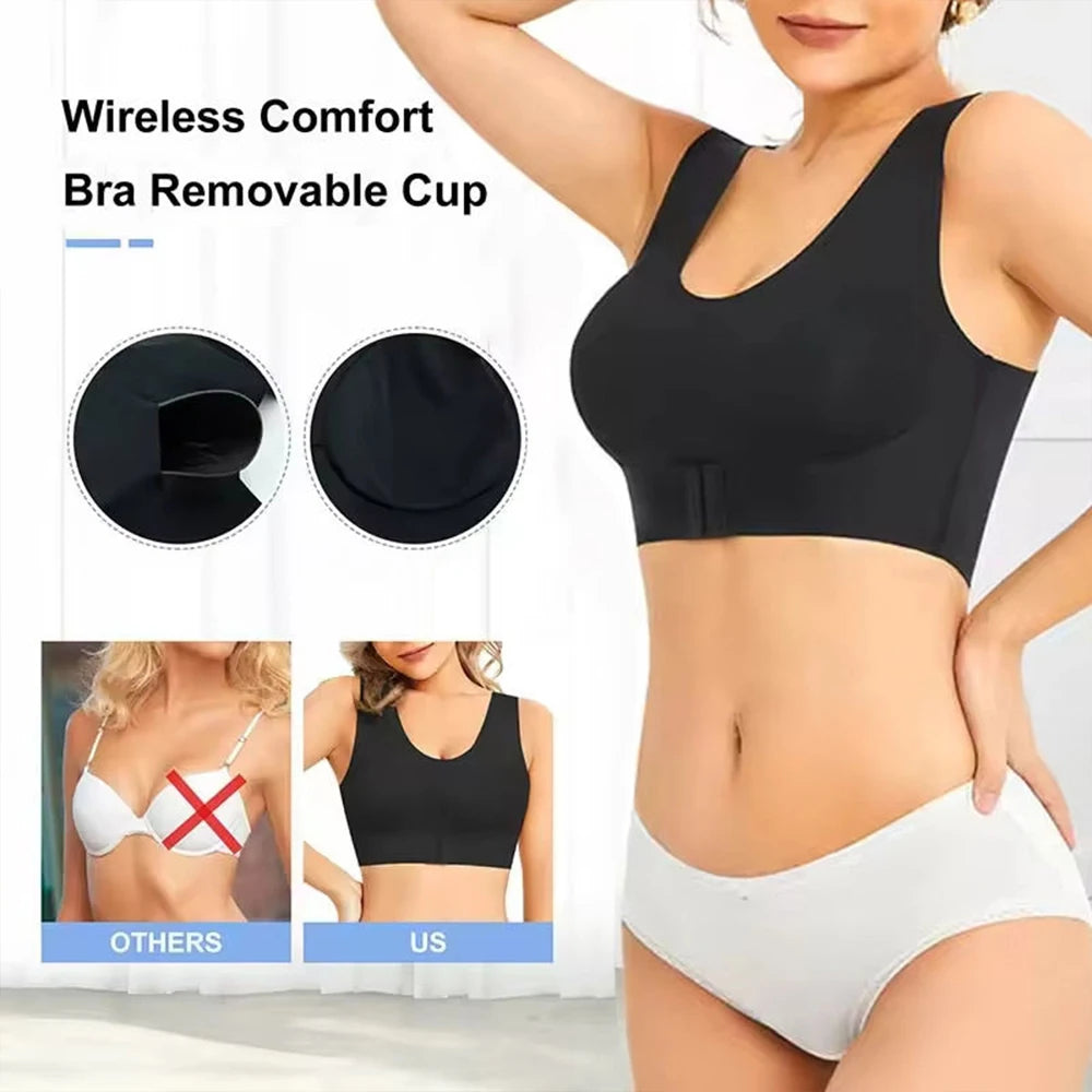 Women’s Posture Support & Shaping Bra Wireless, Comfortable & Breathable