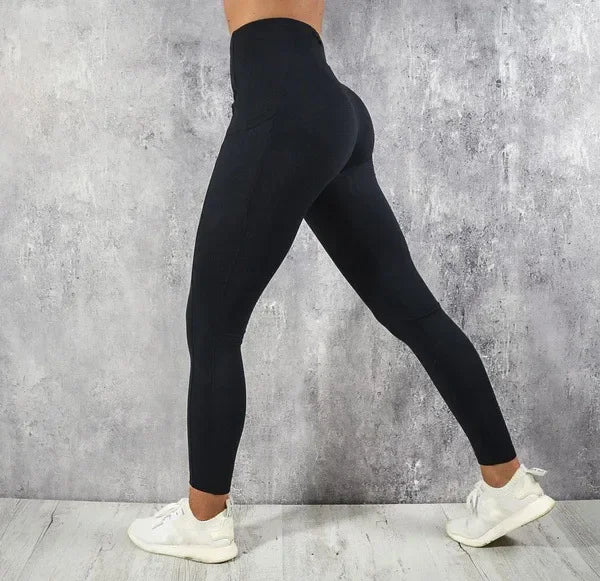 Yoga Fitness High Waist Leggings with Pocket