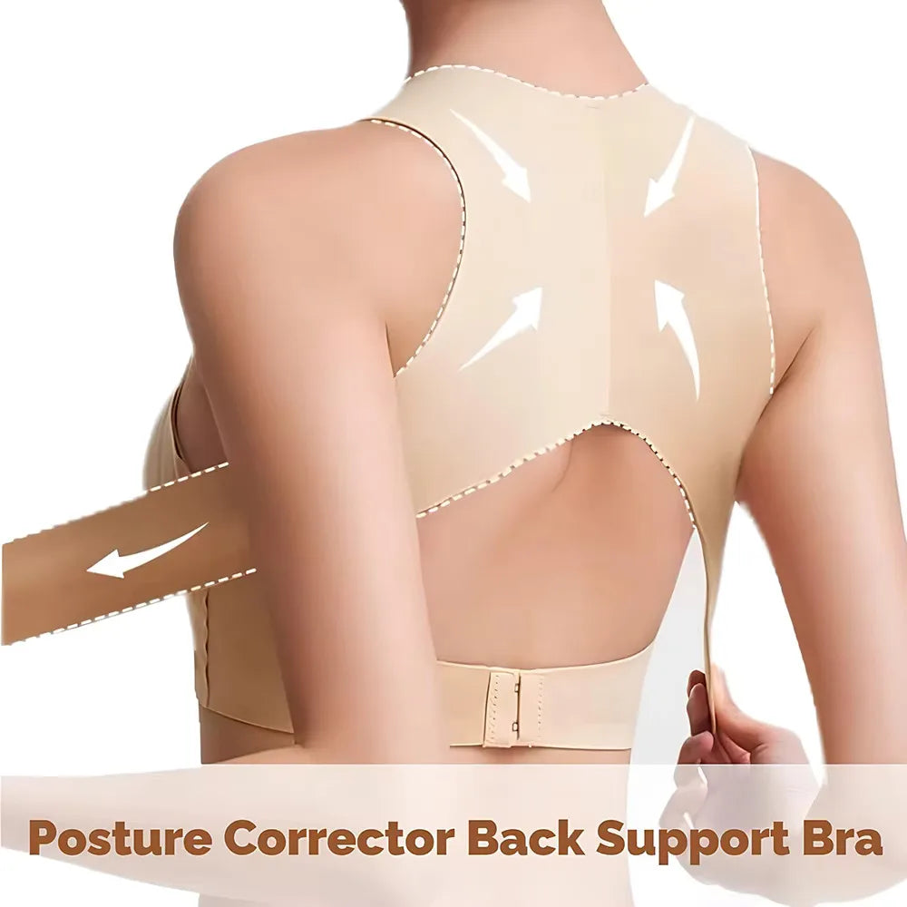 Women’s Posture Support & Shaping Bra Wireless, Comfortable & Breathable